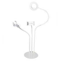 Suporte Articulado Para Celular Com Ring Light E Suporte Microfone Vivitar