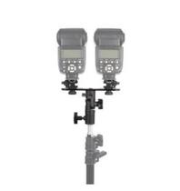 Suporte Articulado Para Flash e Sombrinha Com Duas Sapatas Tipo T