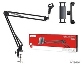 Suporte Articulado para Microfone e Celular Tomate MTG-126 - Multifuncional e Resistente