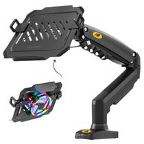 Suporte Articulado para Notebook Pistão a Gás NB-F80 + Bandeja NBH-8RGB Suporte Articulado para Notebook Pistão a Gás NB-F80 + Bandeja NBH-8RGB
