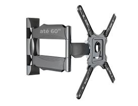Suporte Articulado Para Tv 32 a 60 Lcd Led Plasma Samsung LG Universal de Parede 42 43 50 55 58 60 Polegadas