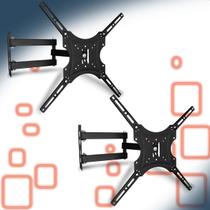 Suporte Articulado Para TV/Monitor 14 a 55 LED LCD Parede Ajustável Kit - Yara Suporte Articulado Para TV/Monitor 14 a 55 LED LCD Parede Ajustável Kit - Yara