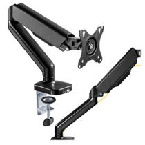 Suporte Articulado Pcyes Para Monitor 17" Até 32" Polegadas Suporta 9Kg Rotação 180 Graus Com Porta Usb 2.0 Audio E Microfone Organizador de Cabos