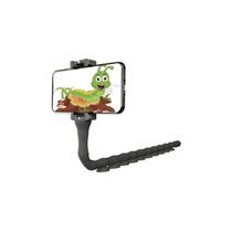 Suporte Articulado Porta Celular Estilo Minhoca - Preto