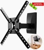Suporte Articulado TV LED/LCD Brasforma FT3M: 3 Movimentos para Ajuste Ideal