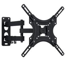 Suporte Articulado Universal para TV de 32 a 55 Polegadas, Giro 180, Inclinação 15, Capacidade até 22 kg, para Smart TV, LED e LCD Suporte Articulado Universal para TV de 32 a 55 Polegadas, Giro 180, Inclinação 15, Capacidade até 22 kg, para Smart TV, LED e LCD