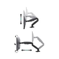 Suporte articular de mesa p/ monitor c/pistao a gas f80n elg