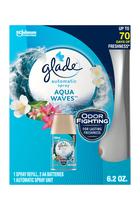Suporte automático de recarga de spray para purificador de ar Glade Aqua Waves