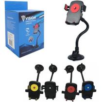 SUPORTE AUTOMOTIVO 360º PARA CELULAR / GPS COM VENTOSA - Vision