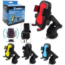 Suporte Automotivo Celular / Gps Ventosa Vision Colors Caixa