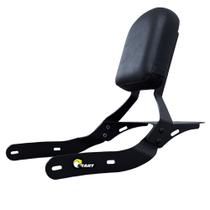 Suporte bagageiro sissybar santo antonio com encosto apoio p/ garupa kawasaki eliminator 500