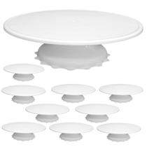 Suporte Bailarina Giratório Rendada Bolo Sobremesa kit 10pçs Suporte Bailarina Giratório Rendada Bolo Sobremesa kit 10pçs