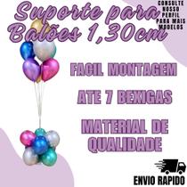 Suporte Balão Base Bexiga 1,30m Armação Decoração Festa Chão - CRGFESTAS