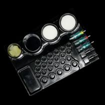 Suporte Bandeja Descartável para Tinta Pigmento Cartucho de Tattoo Tatuagem 24 25 Unidades