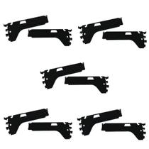Suporte Bandeja FIT SLG 0,30 Preto CH16 KIT 5 Pares