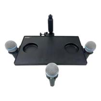 Suporte Bandeja Para Pedestal Copo E 3 Microfone Sm045 Smart Suporte Bandeja Para Pedestal Copo E 3 Microfone Sm045 Smart
