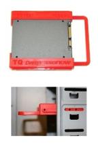 Suporte Bandeja vermelho SSD disco Rígido Hdd 2.5 pra 3.5 PC