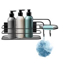 Suporte Banheiro Dupla Face 3M Porta Shampoo Condicionador - Arthi