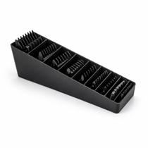 Suporte Barbearia Pentes Máquina de Cortar Cabelo Barba Top Cor:Cinza Suporte Barbearia Pentes Máquina de Cortar Cabelo Barba Top Cor:Cinza