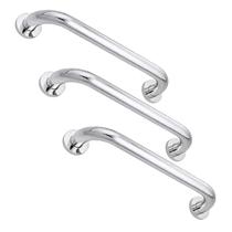 Suporte Barra de Apoio 30cm Kit 3 Inox Banheiro Box Idoso Gestante Deficiente Segurança Acessibilidade Corrimao Suporte Barra de Apoio 30cm Kit 3 Inox Banheiro Box Idoso Gestante Deficiente Segurança Acessibilidade Corrimao
