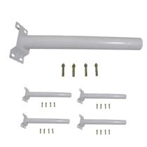 Suporte Barra Luminaria Solar Kit Com 5 Unidades Aço Suporte Barra Luminaria Solar Kit Com 5 Unidades Aço