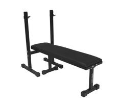 Suporte Barra Para Bíceps E Supino Com Banco - Iron Health Equipamentos