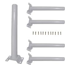 Suporte Barra para Luminaria Solar Parede Iluminaçao 5 un Poste Rua Quintal Jardins Suporte Barra para Luminaria Solar Parede Iluminaçao 5 un Poste Rua Quintal Jardins
