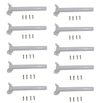 Suporte Barra Poste Luminaria Solar Parede 10Un Quintal Suporte Barra Poste Luminaria Solar Parede 10Un Quintal