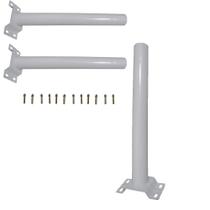 Suporte Barra Poste Luminaria Solar Parede 3 unidades Rua Jardins Quintal Suporte Barra Poste Luminaria Solar Parede 3 unidades Rua Jardins Quintal