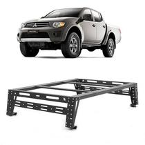 Suporte Barraca Bagageiro Caçamba Mitsubishi L200 Triton e Savana