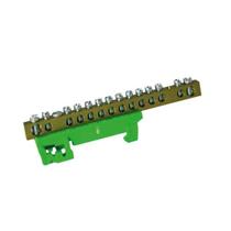 Suporte Barramento Terra Verde 4 Lugares 16mm/25mm - Bet Plásticos