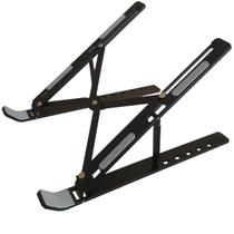 Suporte Base Apoio Notebook Laptop Tablet Dobrável Ajustável Preto