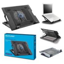 Suporte Base com Cooler para Notebook Multi, Até 17, 2x USB, LED, Preto AC166
