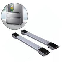 Suporte Base Com Rodinhas Ajustável Para Geladeira, Fogão, Lavadora, Móveis, Eletrodomésticos Suporta até 200kg Suporte Base Com Rodinhas Ajustável Para Geladeira, Fogão, Lavadora, Móveis, Eletrodomésticos Suporta até 200kg