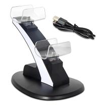 Suporte Base Dock Carregador 2 Controles Compatível para Ps5 Play5 Playstation 5