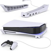 Suporte Base Horizontal Carregador 4 USB Para PlayStation 5 Digital Ultra