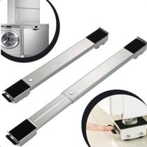 Suporte Base Móvel com Rodinhas Ajustáveis para Fogão e Geladeira Suporte Base Móvel com Rodinhas Ajustáveis para Fogão e Geladeira