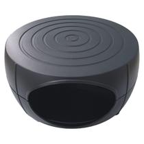 Suporte Base Para Monitor Ergonomico Com Guarda Objetos PVC Rotarorio Preto Resistente