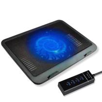 Suporte Base para notebook Cooler Ajustável inclinável Com HUB USB 3.0 4 Portas