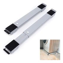 Suporte Base Rodinhas Ajustável - 2 Carrinhos com Freio