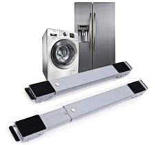 Suporte Base Rodinhas Ajustável Para Geladeira Fogão 200kg