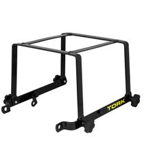 Suporte Baú 80/135L Cromo Forte Removível Xlr 250 1982 Preto Em Aço