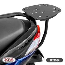Suporte Baú Aço Carbono Yamaha NMAX 2021 em diante Moto Scam