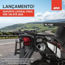 Suporte Bau Lateral Givi Xre190 XRE 190 PL1180 Lançamento Suporte Bau Lateral Givi Xre190 XRE 190 PL1180 Lançamento