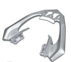 Suporte Bauleto Bau Para Moto Twister Cb 250 Prata Scam