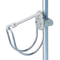 Suporte Boia Circular Inox Branco Guarda Mancebo