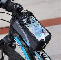 Suporte Bolsa Quadro Bike Bicicleta Tamanho P Porta Celular