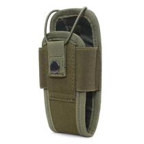 Suporte Bolso rádio tático ajustável Bag Molle Two Way Verde