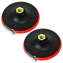 Suporte Borracha Para Disco De Lixa 115Mm Com Adaptador 02 Un