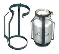 Suporte Botijão De Gás 13 Kilos Segurança P/ Caminhão Ferro